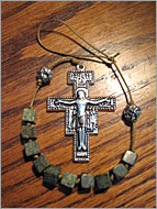J1 - Green Cubed Jade Beads